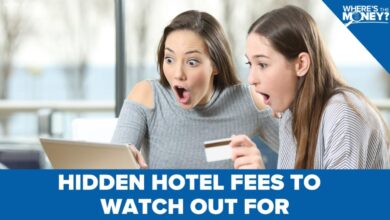 What hidden charges should I look for when booking hotels?