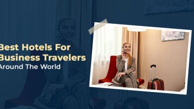What are the highest-rated hotels for business trips?